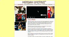 Desktop Screenshot of meridianlifestyles.com